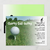 Uitnodiging Golf Outing Charity Party (Voorkant / Achterkant)
