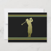 Uitnodiging Golf Outing Party (Voorkant)