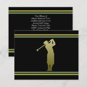 Uitnodiging Golf Outing Party (Voorkant / Achterkant)