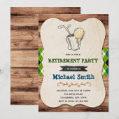 Uitnodiging Golf-partij (Voorkant / Achterkant)