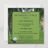 Uitnodiging Golf Retirement (Achterkant)