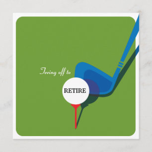 Uitnodiging Golf Retirement - Get Swing