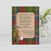 Uitnodiging Golfpartij van Forrester Pset Groom (Staand voorkant)