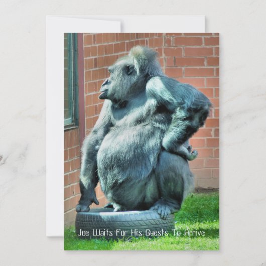 uitnodiging GORILLA (Voorkant)