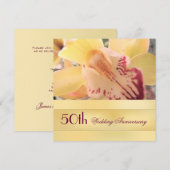 Uitnodiging Gouden Bruiloft (Voorkant / Achterkant)