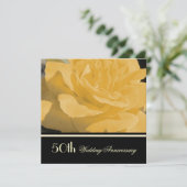 Uitnodiging Gouden Bruiloft (Staand voorkant)