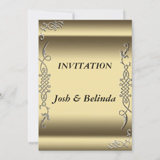 Uitnodiging gouden bruiloft uitnodiging