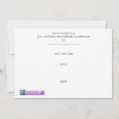 Uitnodiging gouden huwelijksjubileum (Achterkant)