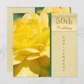 Uitnodiging gouden huwelijksjubileum (Voorkant / Achterkant)