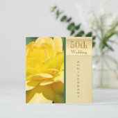 Uitnodiging gouden huwelijksjubileum (Staand voorkant)