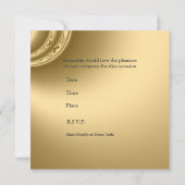 Uitnodiging Gouden Verjaardagsfeest (Achterkant)