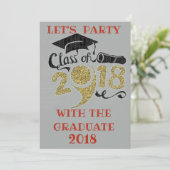 UITNODIGING GRADUATIE FEEST (Staand voorkant)