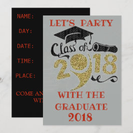 UITNODIGING GRADUATIE FEEST