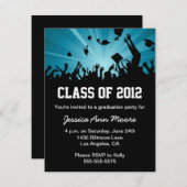 Uitnodiging graduatiepartij 2012 (Voorkant / Achterkant)
