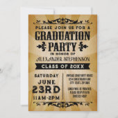 Uitnodiging  Graduation Party (Voorkant)