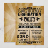 Uitnodiging  Graduation Party (Voorkant / Achterkant)