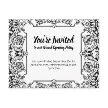 Uitnodiging Grand Opening Party