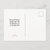 Uitnodiging Grand Opening Party Briefkaart (Achterkant)