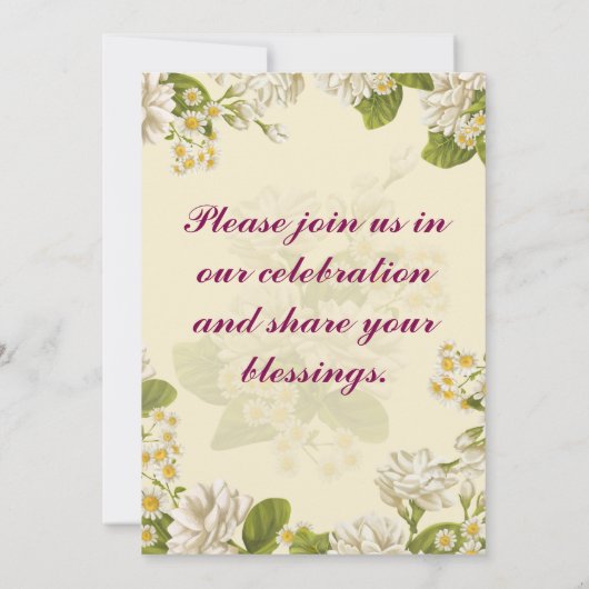 Uitnodiging Grihapravesh Ceremony (Achterkant)