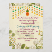 Uitnodiging Grihapravesh Ceremony (Voorkant / Achterkant)