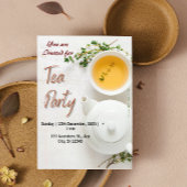 Uitnodiging Groene Biologische Theepartij