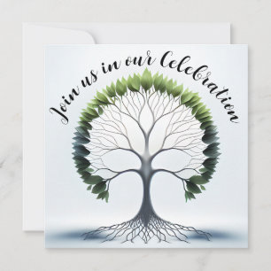Uitnodiging Groene Boom des Levens Feestje