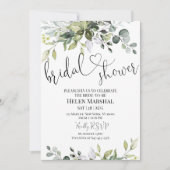 Uitnodiging Groene Bruids Douche (Voorkant)