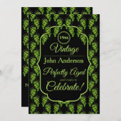 Uitnodiging Groene Druiven (Voorkant / Achterkant)