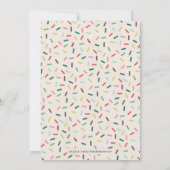 Uitnodiging Groene Kerstkrans Koekjes Versieren Fe (Achterkant)