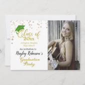 Uitnodiging groene Pet fotograaf (Voorkant)