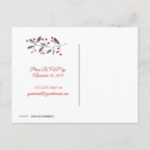 Uitnodiging Groene Rode Berries (Achterkant)