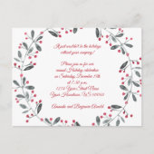 Uitnodiging Groene Rode Berries (Voorkant)