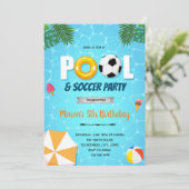 Uitnodiging groep voetbalgroep (Staand voorkant)