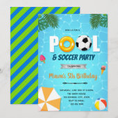 Uitnodiging groep voetbalgroep (Voorkant / Achterkant)