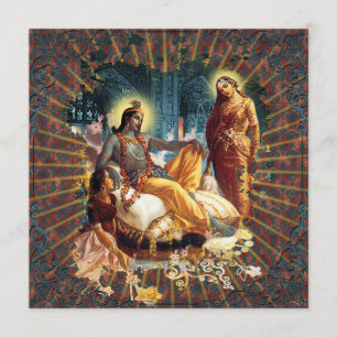 Uitnodiging, groet kaart