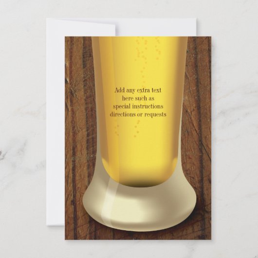 Uitnodiging grote bierproeverij (Achterkant)