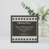 Uitnodiging grote openingspartij (Staand voorkant)