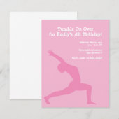 uitnodiging - gymnastiek, overhoop voor emil... (Voorkant / Achterkant)