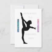 Uitnodiging Gymnastiekpartij (Voorkant)