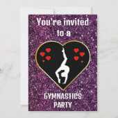 Uitnodiging Gymnastiekpartij (Voorkant)