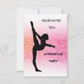 Uitnodiging Gymnastiekpartij (Voorkant)