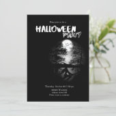 Uitnodiging Halloween (Staand voorkant)