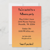 Uitnodiging Halloween Ants (Achterkant)