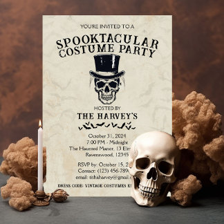 Uitnodiging Halloween Costume Party