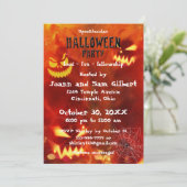 Uitnodiging Halloween-feest Spooktacular ontwerp (Staand voorkant)