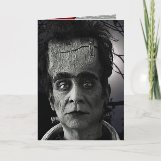 Uitnodiging HALLOWEEN FEestJE VOUWKAART (Voorkant)