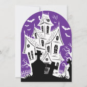 Uitnodiging: HALLOWEEN Huis #2 Kaart (Achterkant)