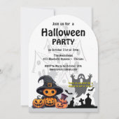 Uitnodiging: HALLOWEEN Huis #2 Kaart (Voorkant)