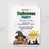 Uitnodiging: HALLOWEEN Huis #3 Kaart (Voorkant)