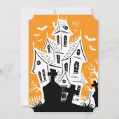 Uitnodiging: HALLOWEEN Huis #3 Kaart (Achterkant)